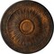 Ekena Millwork Randee Ceiling Medallion (Fits Canopies up to 3 7/8"), Hand-Painted Rust, 20"OD x 1 3/8"P CM20HARUS - alternate 1